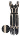 1920s Leaves Sequined Tassel Dress, classic 1920s style elegant retro fashion - Image 6