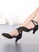 1920s Mid High Heel Sandals Shoes, classic vintage style elegant retro fashion - Image 5