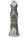 1920s Sequin Backless Formal Dress: timeless style reimagined