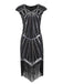 1920s Sequin Fringed Gatsby Dress: timeless style reimagined