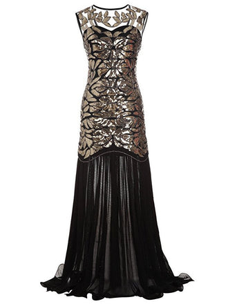 1920s Sequin Gatsby Maxi Dresses: timeless style reimagined