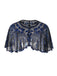 This 1920s Shawl Beaded Sequin Flapper Cape whispers 1920s stories