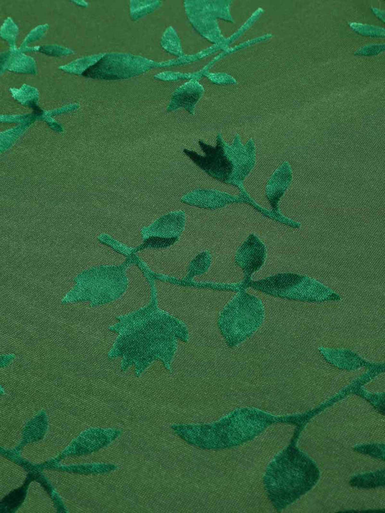 Green 1930s Floral Vintage Dress: timeless style reimagined