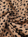 View 7: 1930s 1930s Leopard Print Mullet Sleeves V-neck Romper, perfect for retro themed parties, vintage fashion enthusiasts and special occasions