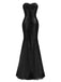 This 1930s Vintage Sequin Strapless Dress wraps her in 1930s elegance, one twirl at a time