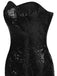 She slips into this 1930s Vintage Sequin Strapless Dress and suddenly it's a 1930s daydream