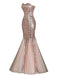 1930s Vintage Sequin Strapless Dress — a 1930s silhouette that turns sidewalks into runways