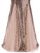 1930s Vintage Sequin Strapless Dress: where 1930s romance meets her modern spirit