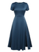 1940s Pearl Buttons Darlene Dress: timeless style reimagined