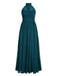 1950s Chiffon Sleeveless Solid Vintage Dress: timeless style reimagined