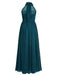 1950s Chiffon Sleeveless Solid Vintage Dress — vintage elegance for the modern woman