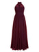 1950s Chiffon Sleeveless Solid Vintage Dress: timeless style reimagined