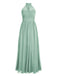 1950s Chiffon Sleeveless Solid Vintage Dress: timeless style reimagined