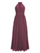 1950s Chiffon Sleeveless Solid Vintage Dress: timeless style reimagined