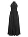 1950s Chiffon Sleeveless Solid Vintage Dress: timeless style reimagined