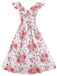 1950s Floral Flare Sleeve Swing Dress — vintage elegance for the modern woman