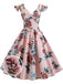 1950s Floral Flare Sleeve Swing Dress — vintage elegance for the modern woman