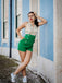 1950s Floral Halter Button Lace-up Romper: timeless style reimagined