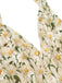 Close-up: 1950s 1950s Floral Halter Lace-up Vintag