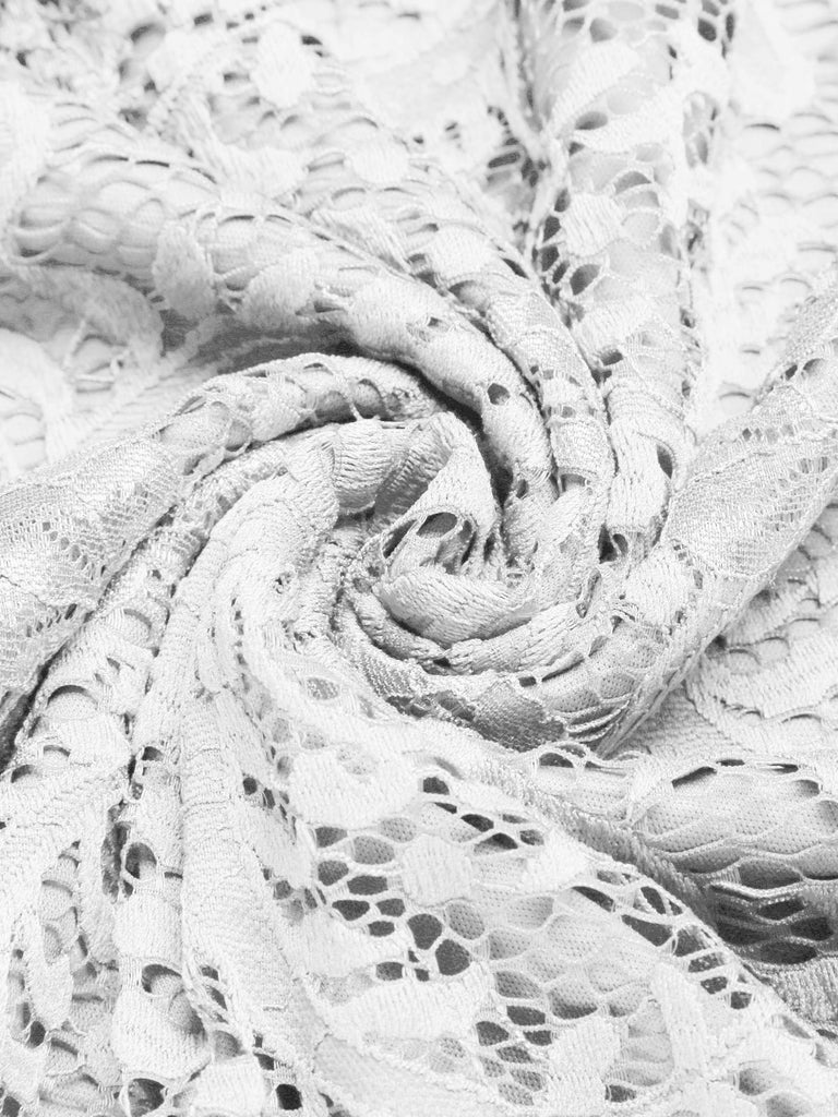 1950s Floral Lace Solid Swing Dress: timeless style reimagined