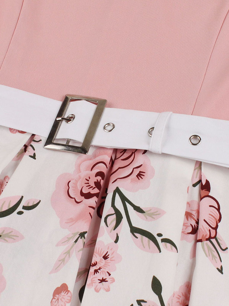 1950s Floral Patchwork Swing Dress — vintage elegance for the modern woman