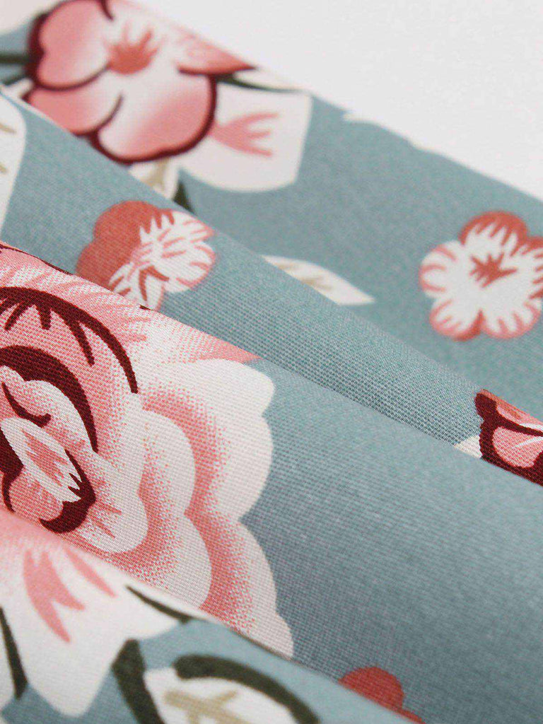 1950s Floral Patchwork Swing Dress: timeless style reimagined