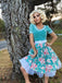 1950s Floral Patchwork Swing Dress: timeless style reimagined