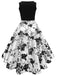 1950s Floral Swing Dress — classic beauty whispers stories
