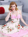 1950s Halter Floral Swing Dress: timeless style reimagined