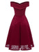 1950s Lace Floral Swing Dress: timeless style reimagined