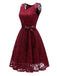 1950s Lace V Neck Bow Dress — vintage elegance for the modern woman