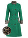 1950s Leopard Patchwork Button Coat — vintage elegance for the modern woman