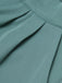 Mint Green 1950s Solid Pleating Decorative Pocket Shorts - vintage fashion, retro style