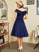 1950s Off Shoulder Swing Dress: timeless style reimagined
