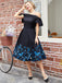 1950s Off-Shoulder Butterfly Swing Dress: timeless style reimagined
