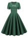 1950s Patchwork Button Swing Vintage Dress: timeless style reimagined