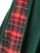 1950s Plaid Patchwork Bow Swing Dress, classic 1950s style elegant retro fashion - Image 5