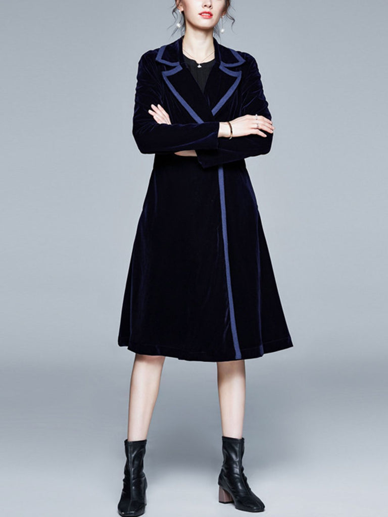 1950s Solid Patchwork Velvet Coat — vintage elegance for the modern woman