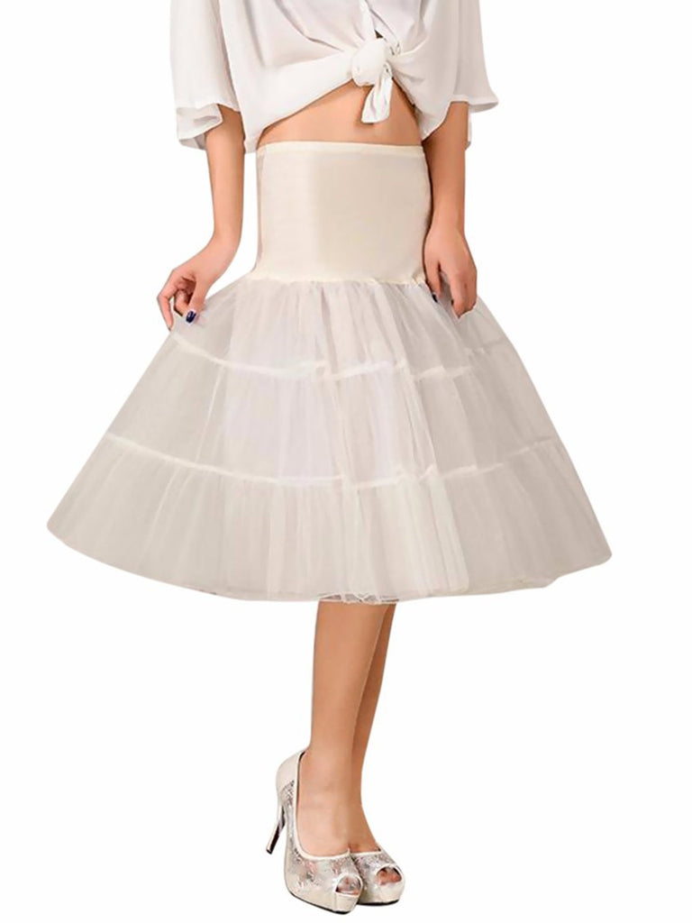 1950s Solid Petticoat Underskirt