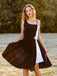 1950s Solid Spaghetti Dress, classic 1950s style elegant retro fashion - Image 2