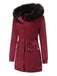1950s Solid Zipper Fur Trimmed Coat — vintage elegance for the modern woman