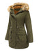 1950s Solid Zipper Fur Trimmed Coat — vintage elegance for the modern woman