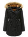 1950s Solid Zipper Fur Trimmed Coat - vintage fashion, retro style