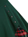 1950s Sweetheart Plaid Patchwork Dress: timeless style reimagined