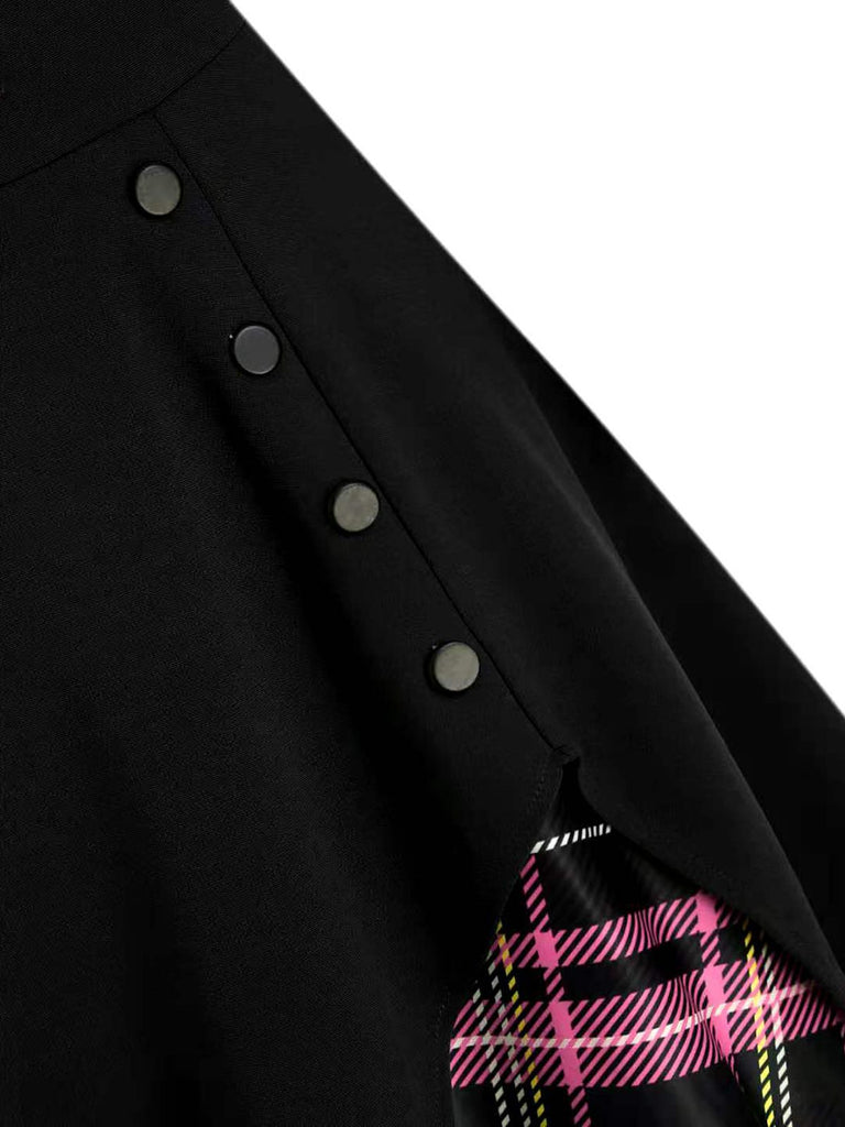 1950s Sweetheart Plaid Patchwork Dress — vintage elegance for the modern woman