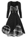 1950s Sweetheart Plaid Patchwork Dress: timeless style reimagined