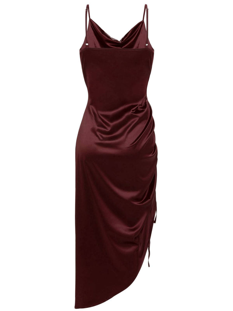 1960s Drawstring Spaghetti Strap Pencil Dress: timeless style reimagined