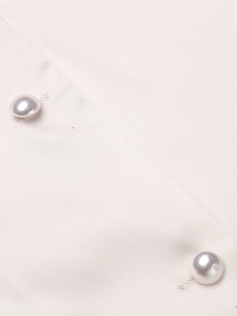 1960s Ivory Solid Blouse & Gray Retro Skirt: timeless style reimagined