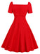 1980s Halloween Lace Patchwork Swing Dress — vintage elegance for the modern woman