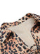 2PCS Leopard Lapel Romper & Khaki Skirt: timeless style reimagined